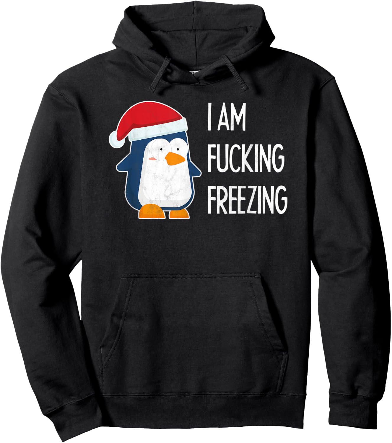 Funny Penguin Gift I Children Women Man Winter Hoodie - Hoodie | Black