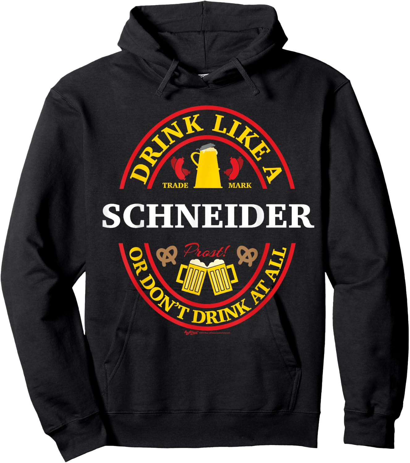 Drink Like A Schneider Or Don't Oktoberfest 2021 Drinking Hoodie - Hoodie | Black