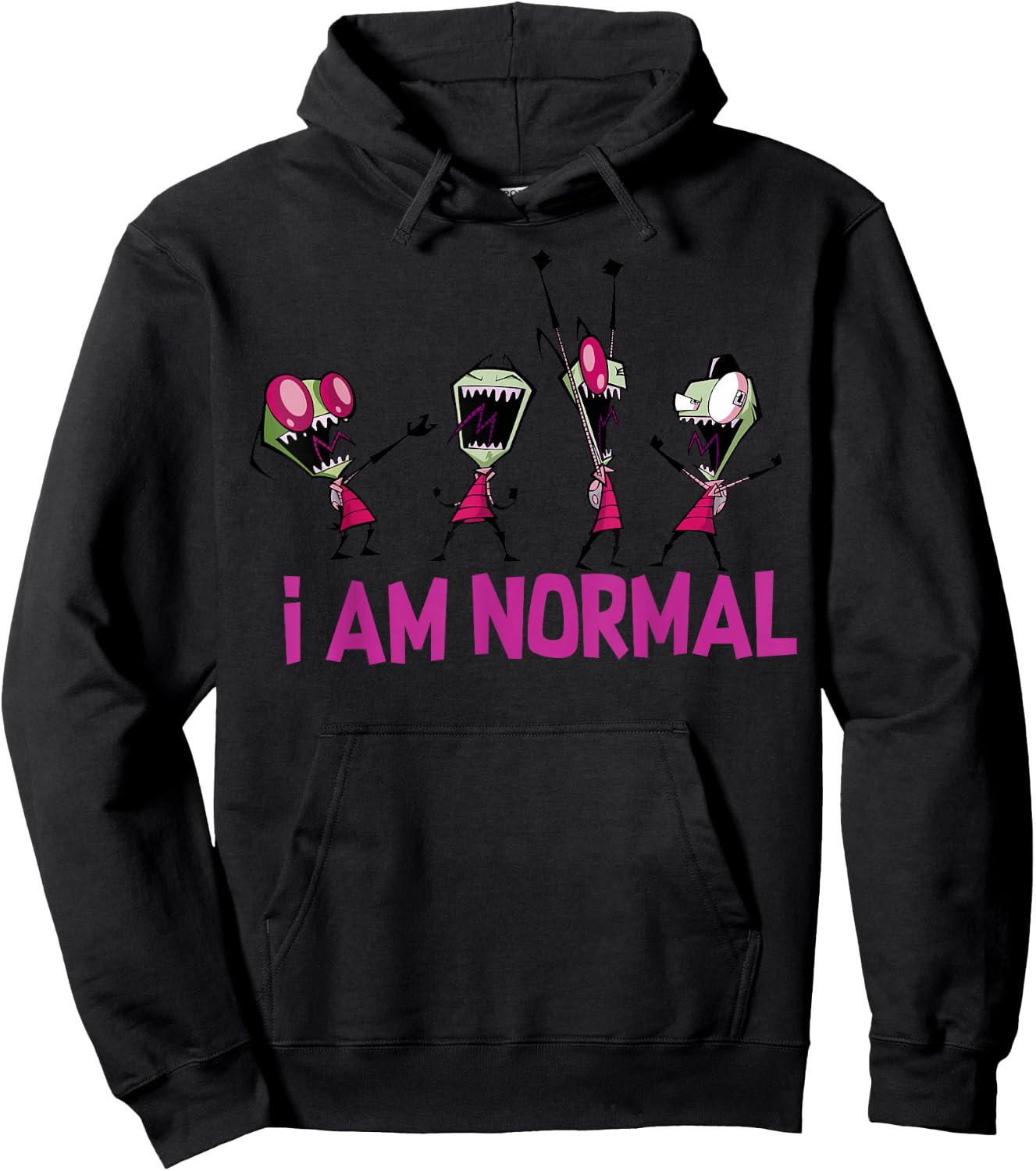Nickelodeon Invader Zim I Am Normal Dance Small Hoodie - Hoodie | Black