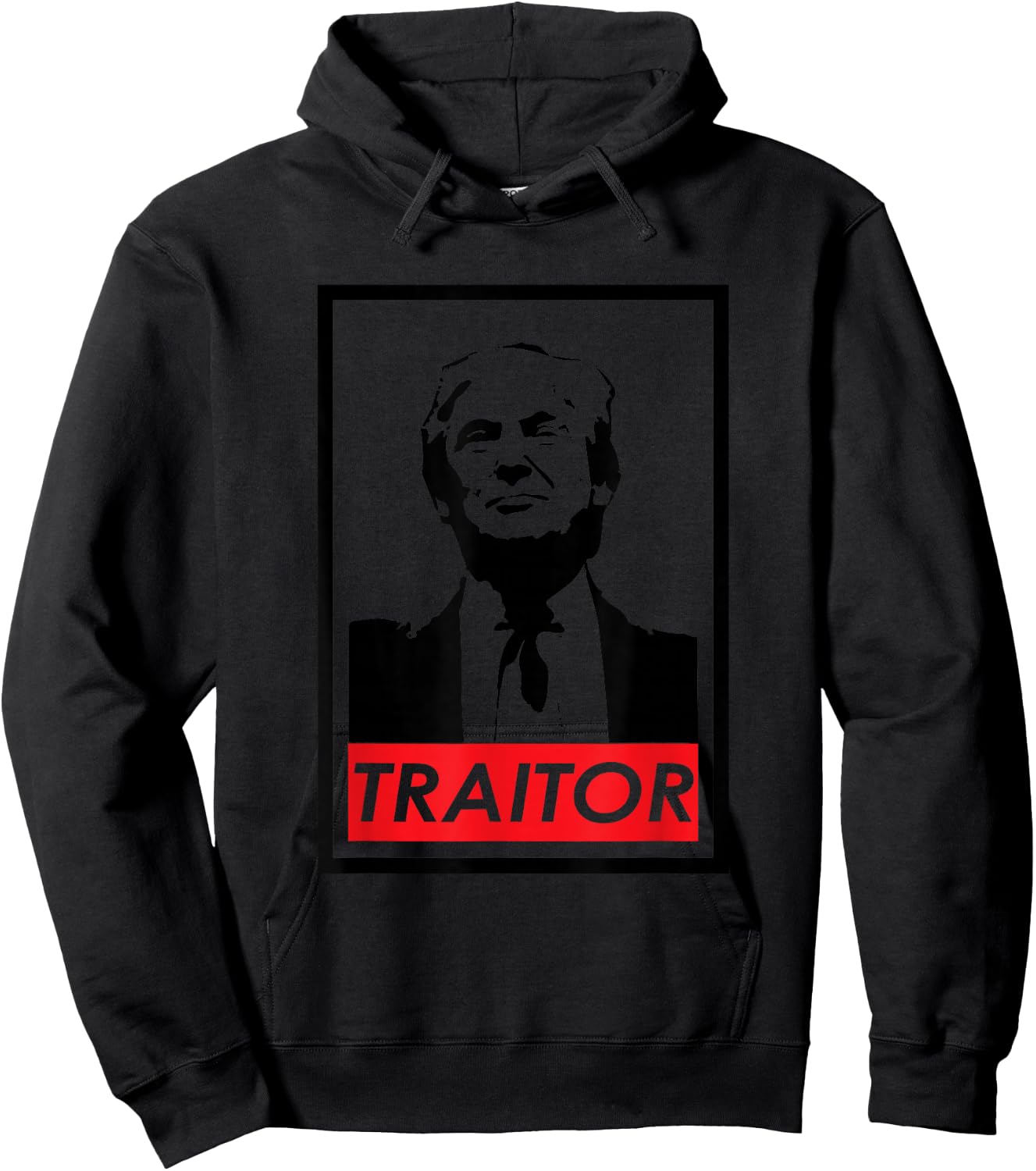 Trump Traitor Presidential Treason Political Anti Trump Hoodie - Hoodie | Black