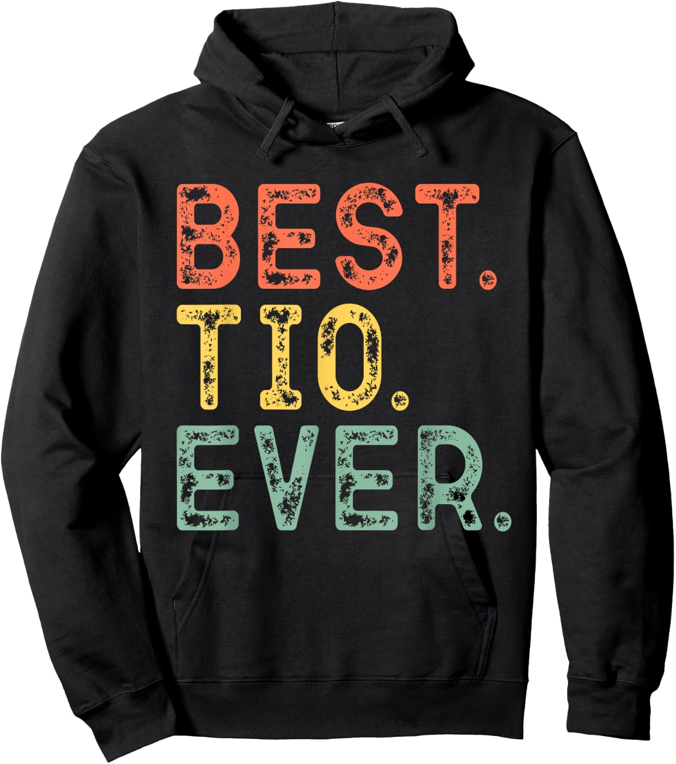 Best Tio Ever Funny Vintage Retro Hoodie - Hoodie | Black