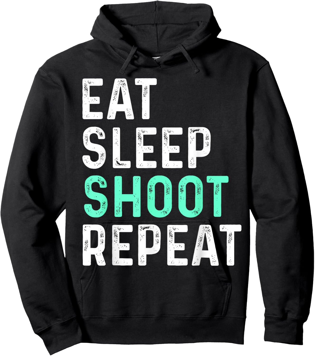 Eat Sleep Shoot Repeat Hoodie - Hoodie | Black