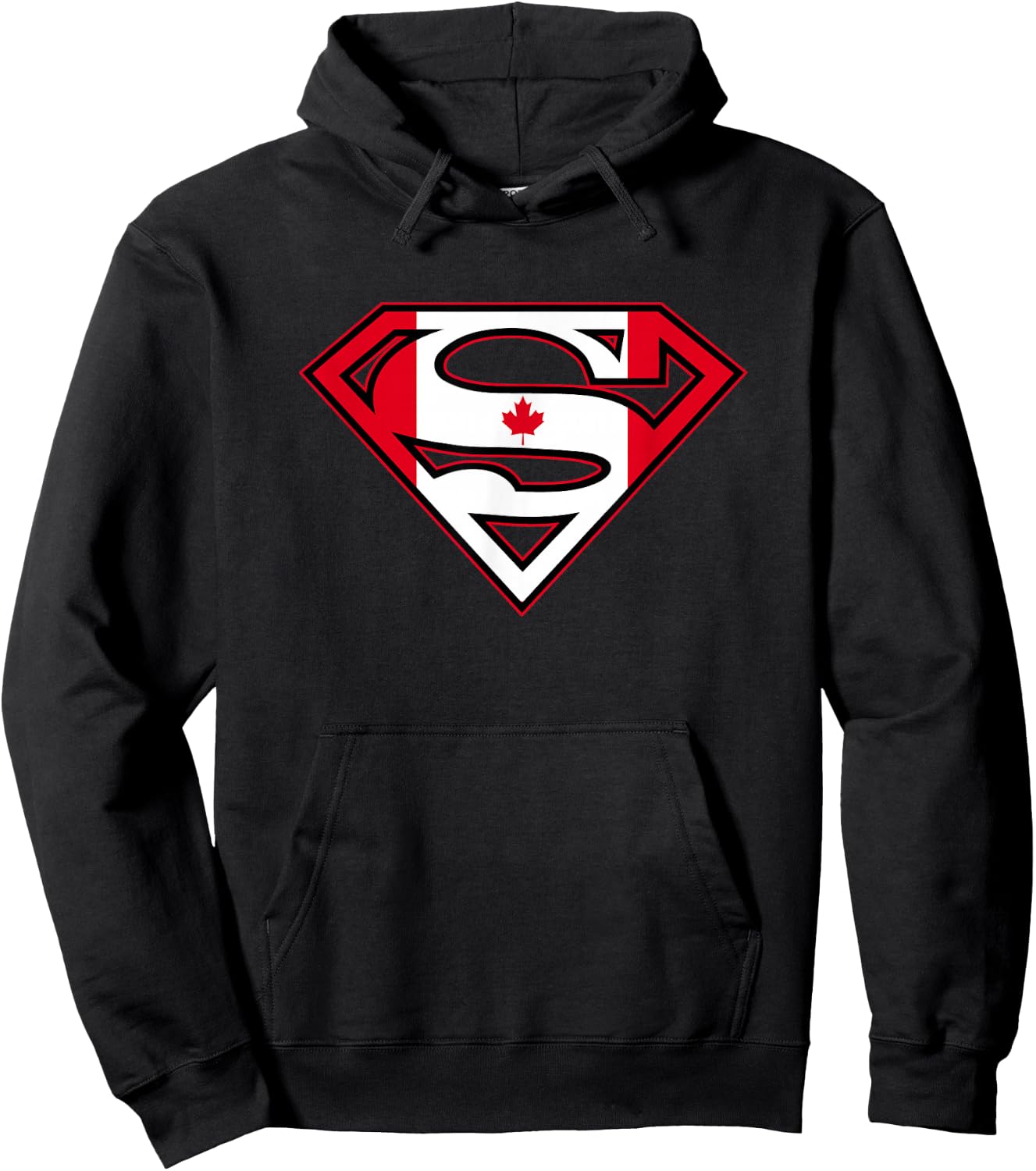 Superman Canadian Shield Hoodie - Hoodie | Black