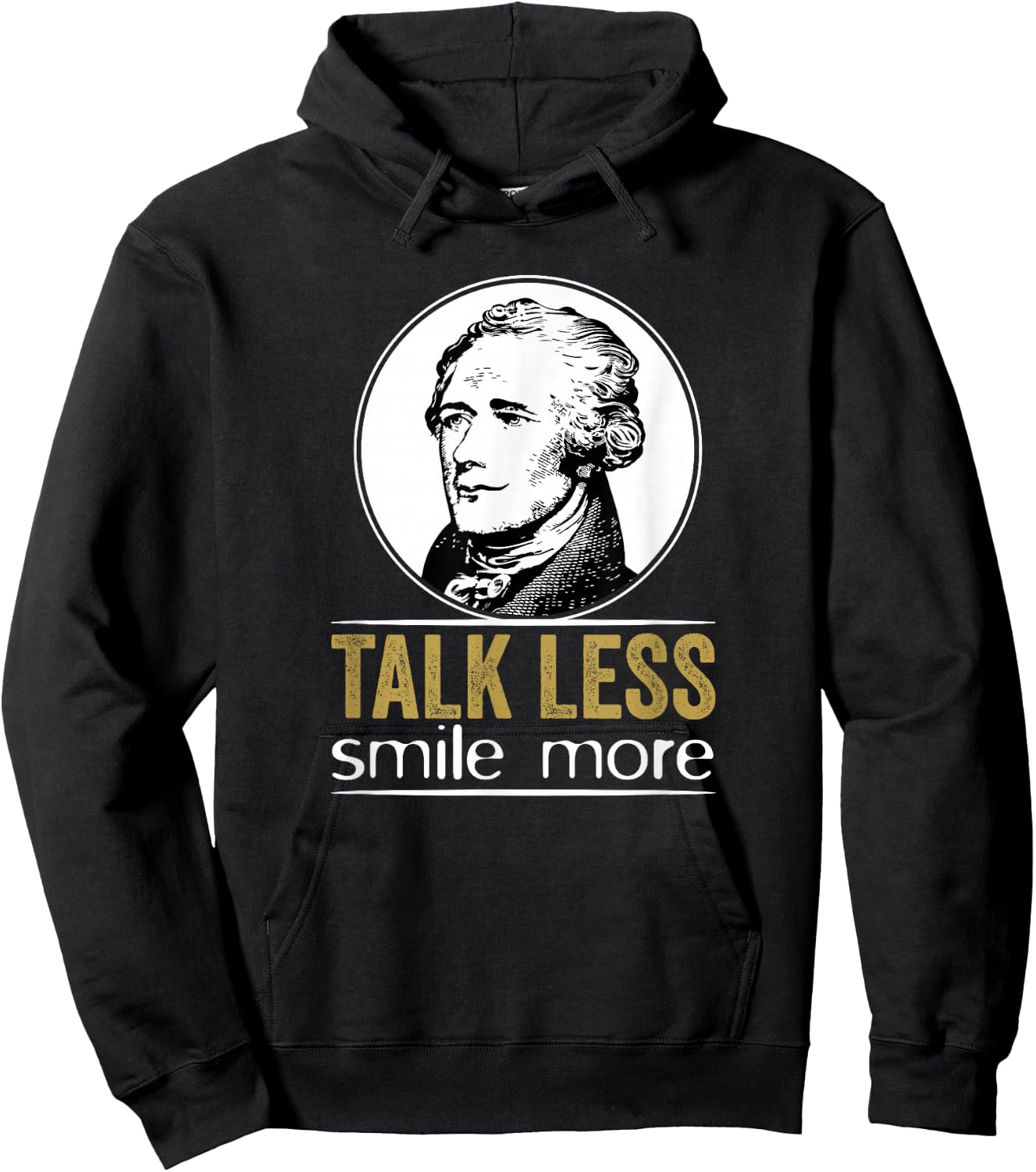 Talk Less Smile More Classic Hoodie - Hoodie | Black