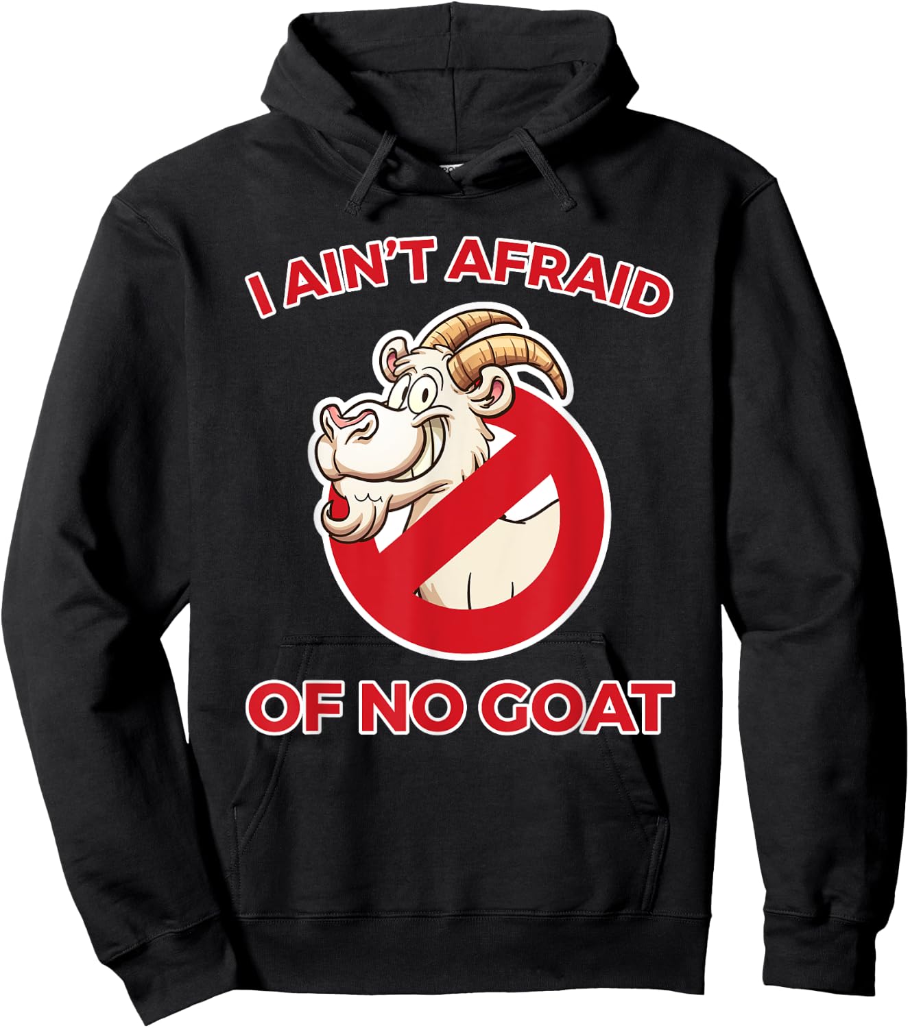 I Ain't Afraid of No Goat Funny Chicago Hoodie - Hoodie | Black