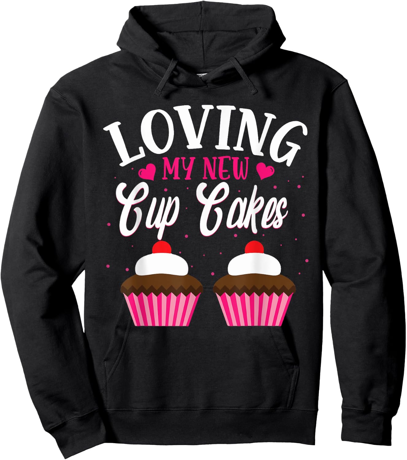 Funny Plastic Surgery Breast Implants New Cup Cakes Gift Hoodie - Hoodie | Black