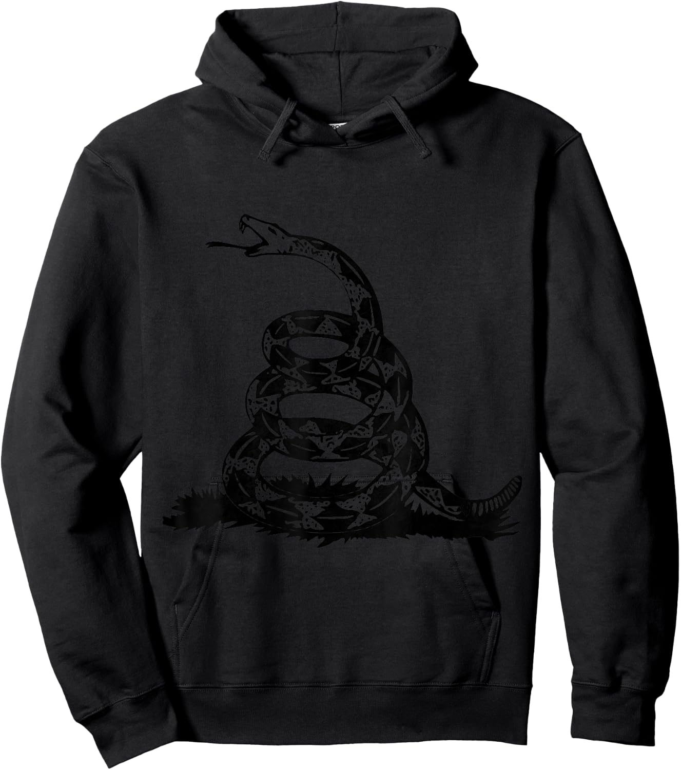 Gadsden Charcoal Hoodie - Hoodie | Black