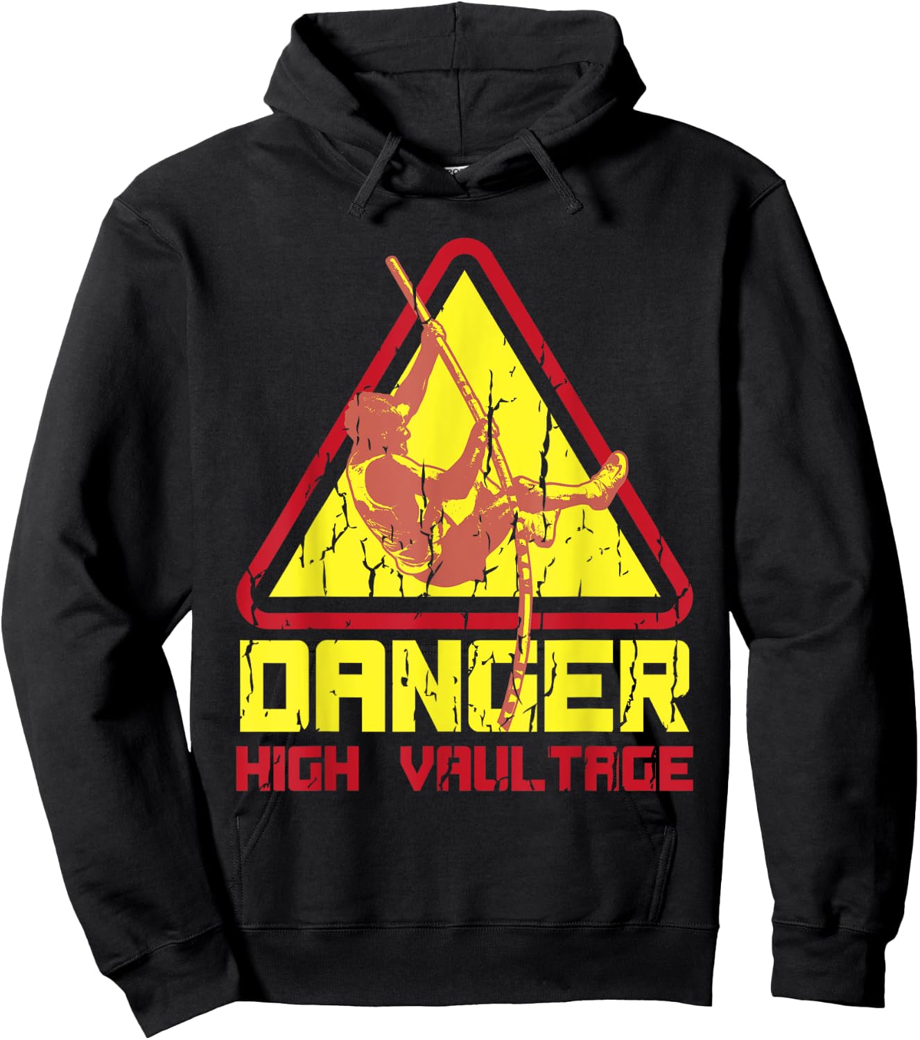 Pole Vault: Danger High Vaultage Shirt Hoodie - Hoodie | Black