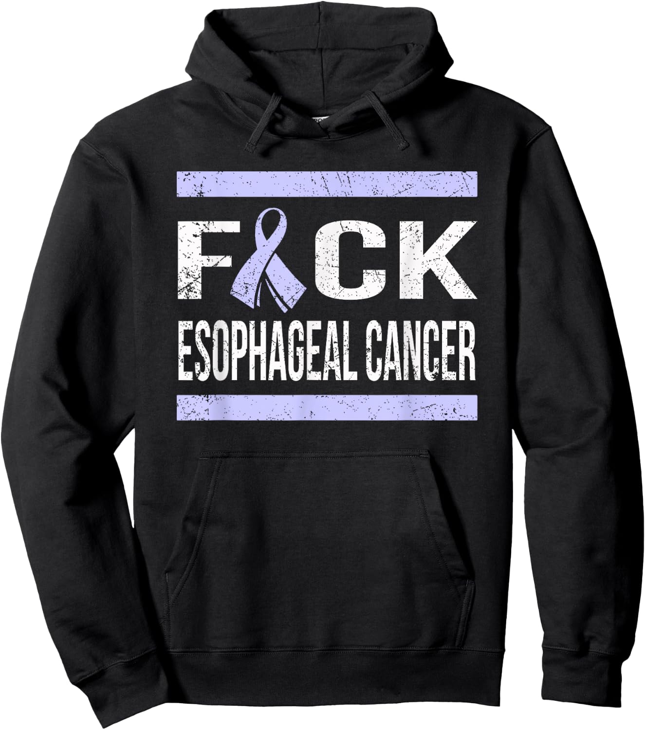Support Esophageal Cancer awareness t shirt Hoodie - Hoodie | Black