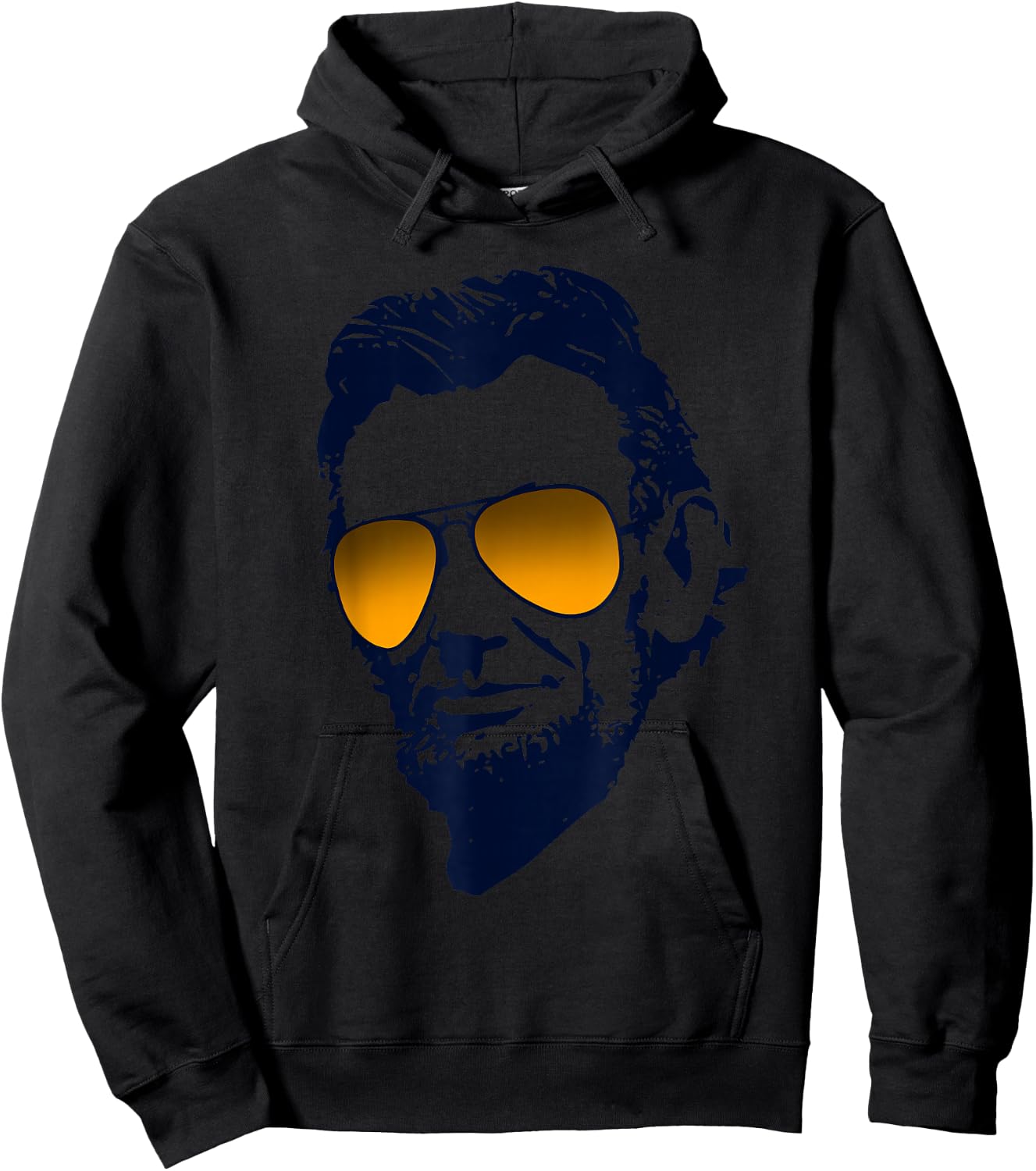 Cool Abraham Lincoln Honest Abe In Sunglasses Graphic Hoodie - Hoodie | Black