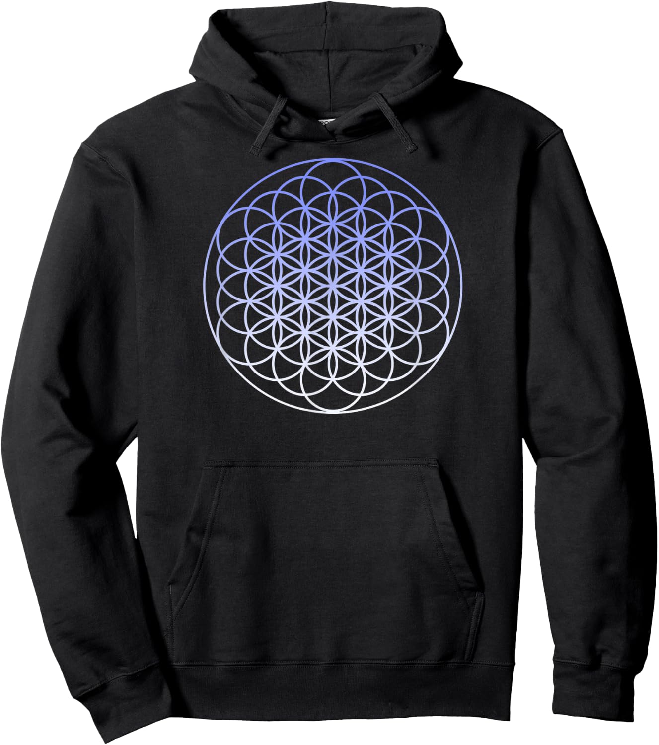 Sacred Geometry Shirt - Flower of Life Shirt - Tapestry Hoodie - Hoodie | Black