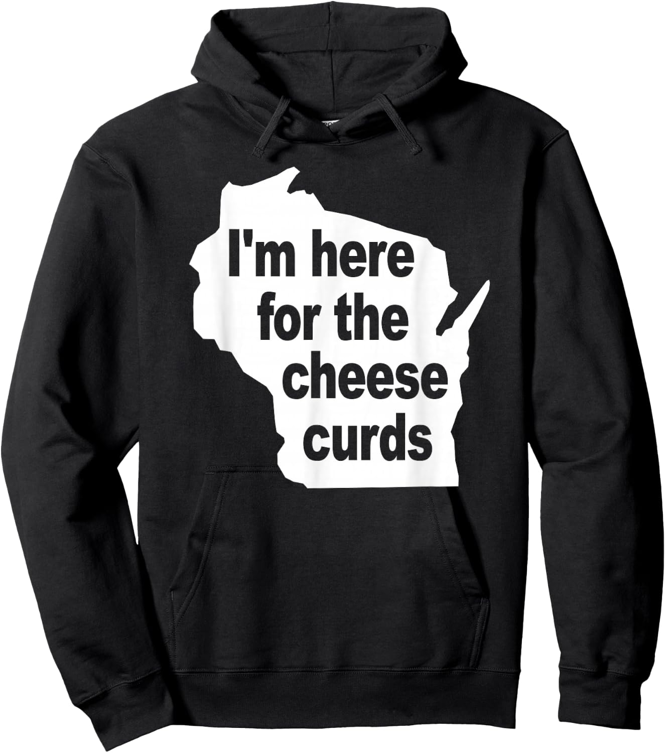 Wisconsin Cheese Curds Hoodie - Hoodie | Black