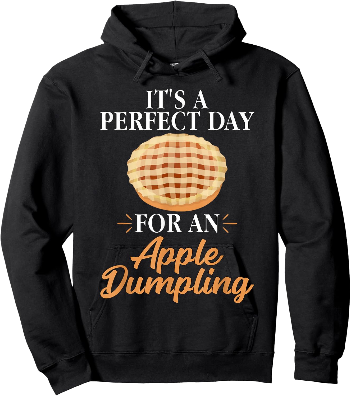 Baker Baking Gifts Women Funny Apple Dumpling Hoodie - Hoodie | Black
