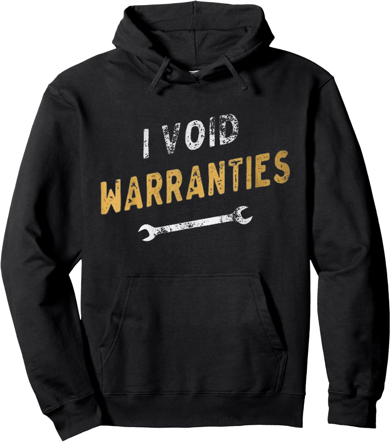 I Void Warranties Mechanic DIYer Kids Funny Hoodie - Hoodie | Black