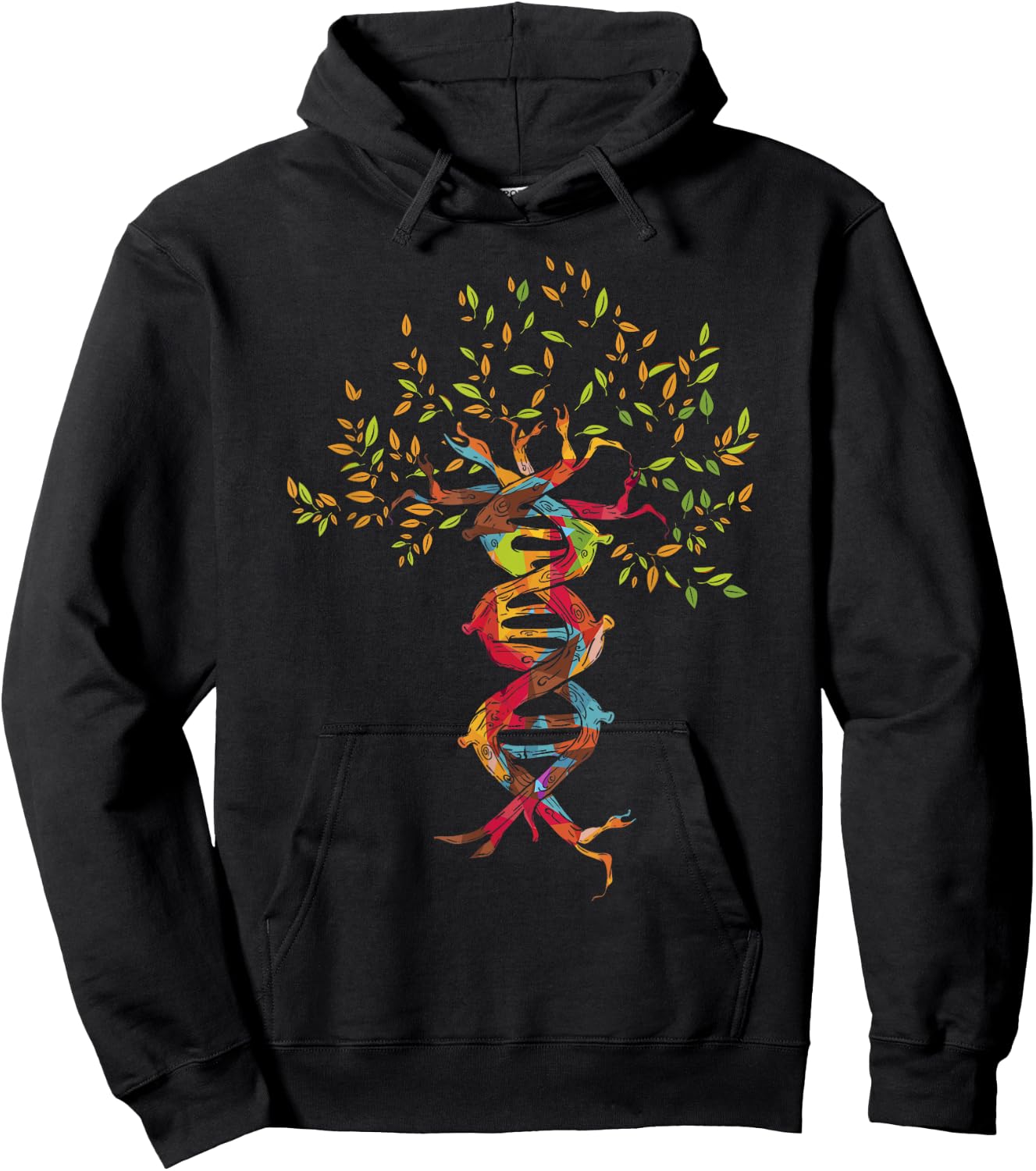 Tree of Life , DNA Shirt, Genetics Shirt Hoodie - Hoodie | Black