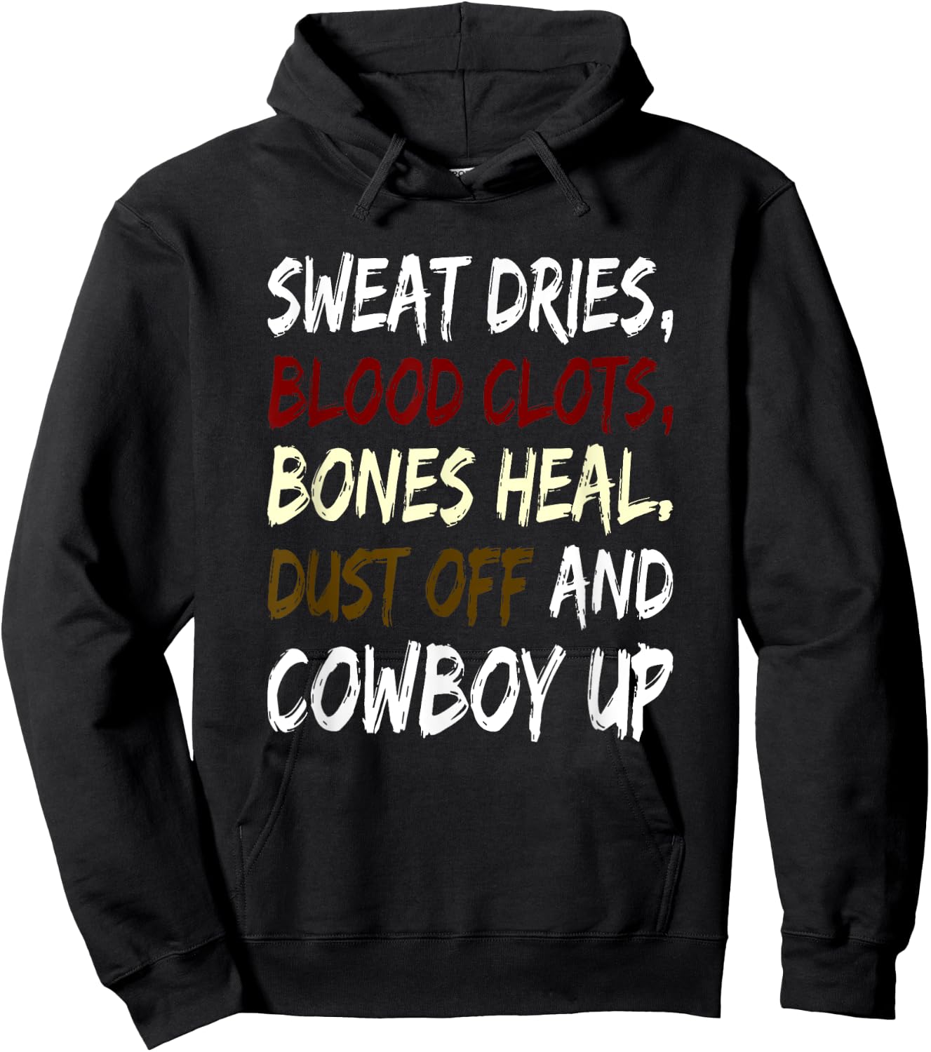 Cowboy Up for Rodeo Playday Horse Lovers. Hoodie - Hoodie | Black