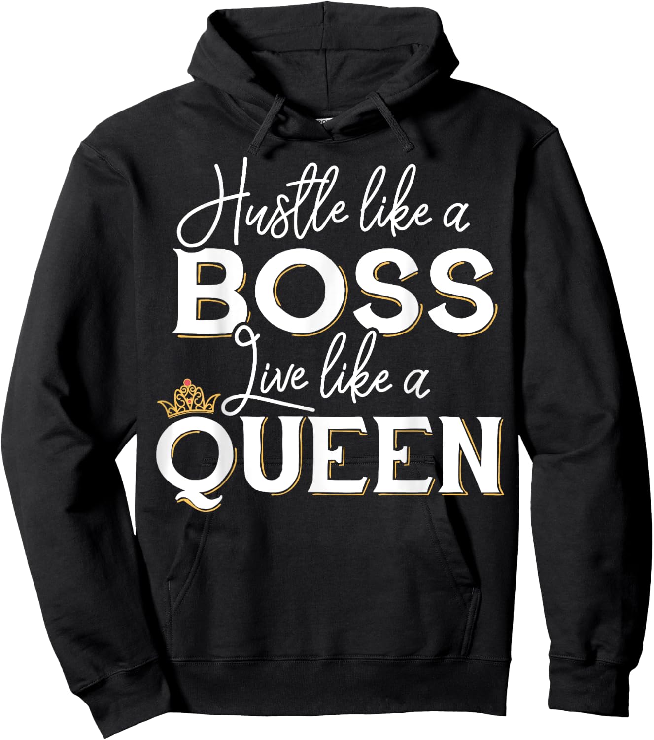 Lady Boss Shirt - Like a Boss Hoodie - Hoodie | Black