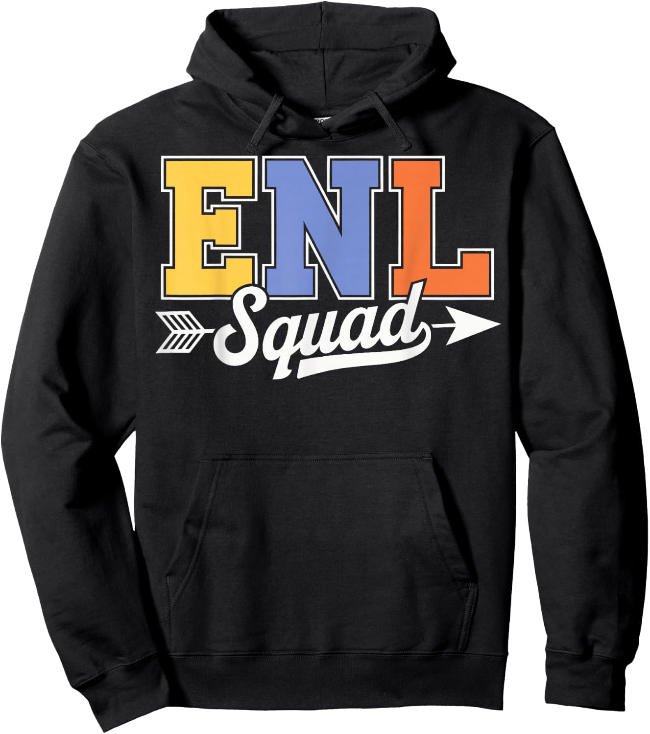 Enl Squad English New Language Hoodie - Hoodie | Black