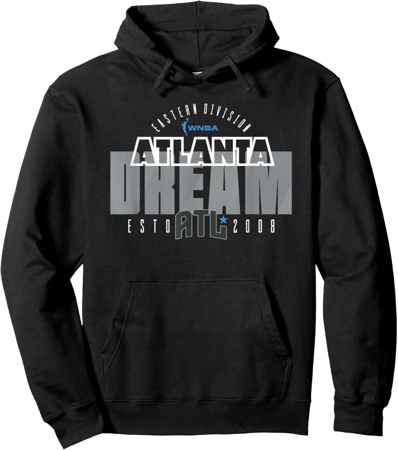 WNBA Official Atlanta Dream Block City Hoodie - Hoodie | Black