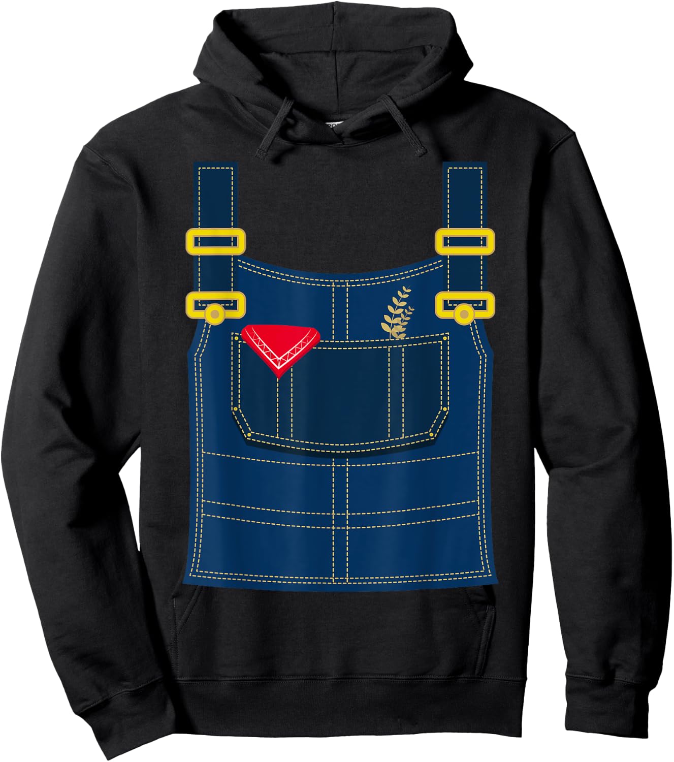Farmer Costume Shirt - Redneck Halloween Costume Hoodie - Hoodie | Black
