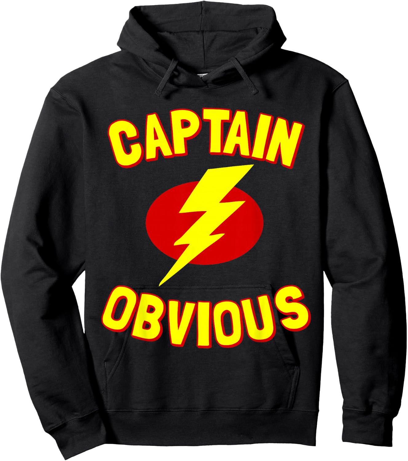 Captain Obvious Hoodie - Hoodie | Black
