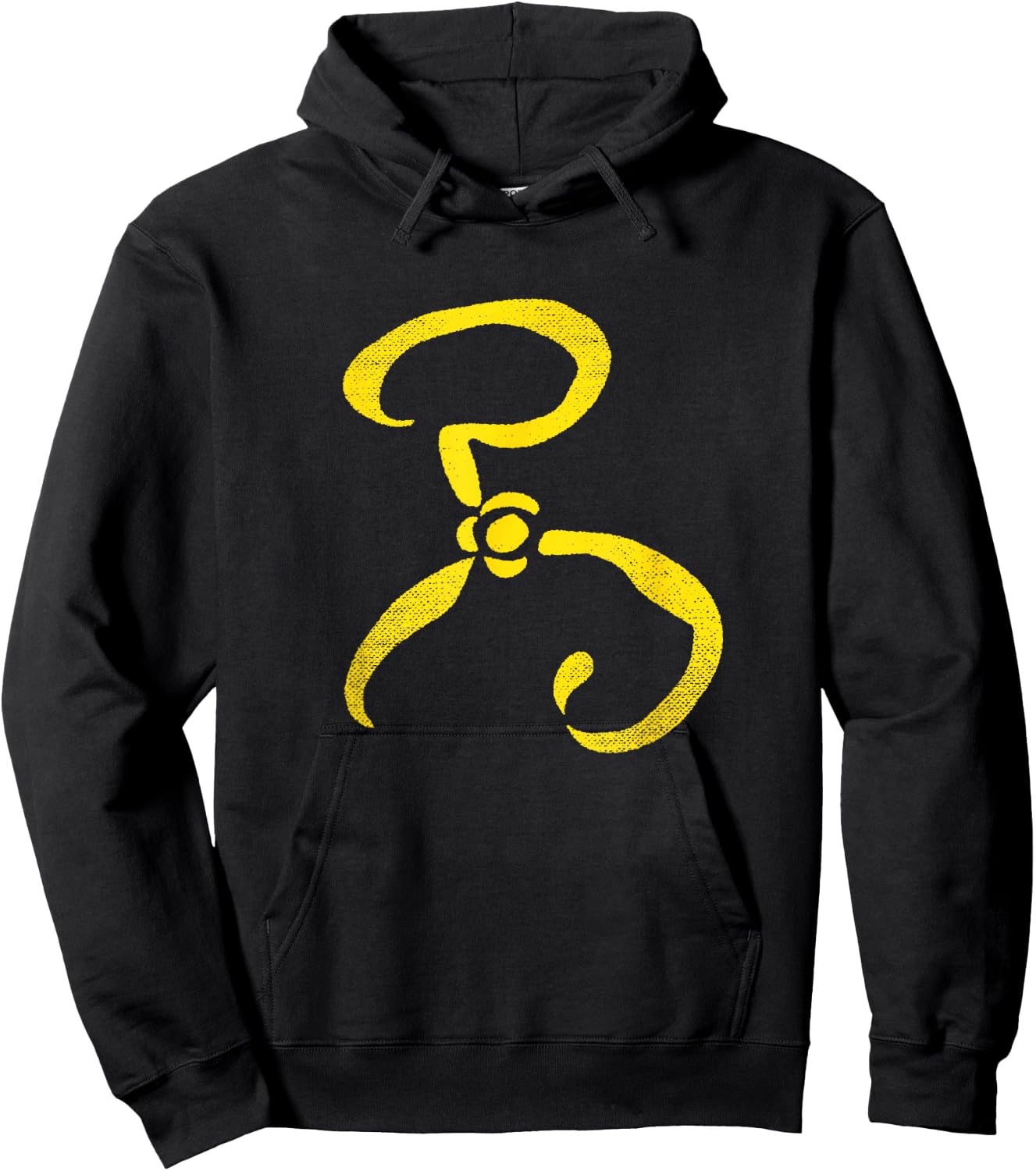 The Yellow Sign of the King in Yellow - Cthulhu Mythos Shirt Hoodie - Hoodie | Black