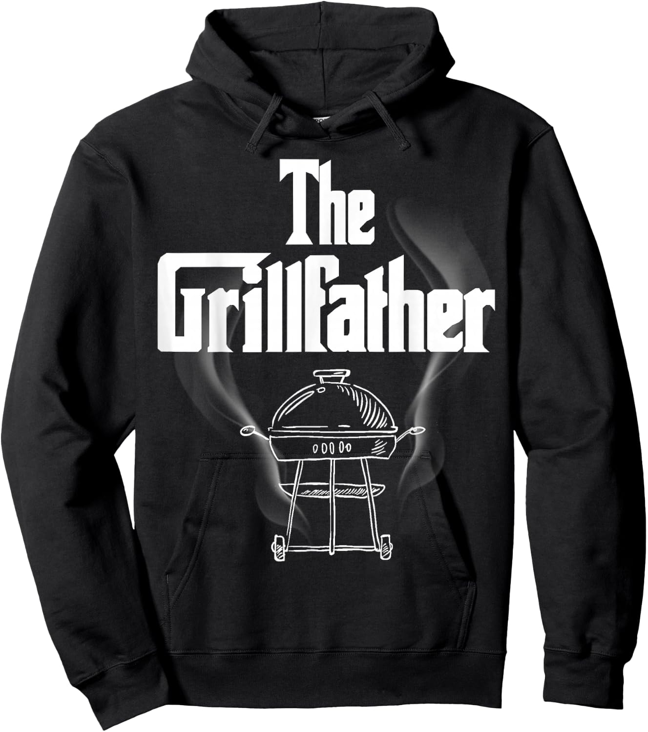 The Grillfather BBQ Grill Smoker Barbecue Grilling Hoodie - Hoodie | Black