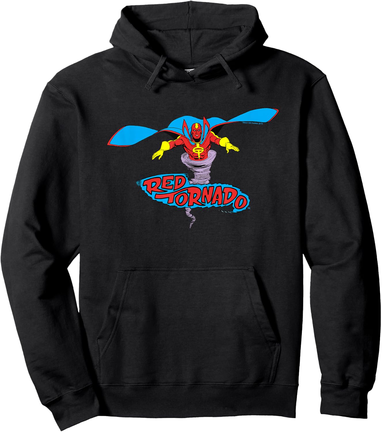 Justice League Red Tornado Hoodie - Hoodie | Black