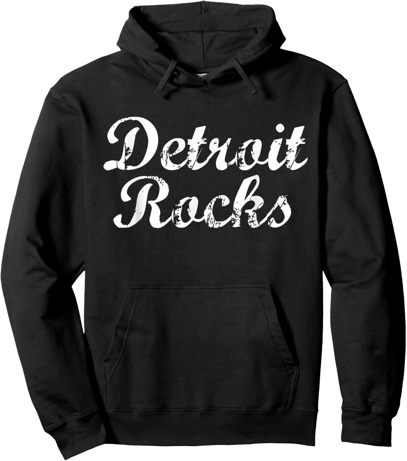 Detroit Rocks - Motor City, Midwest Michigan Hoodie - Hoodie | Black