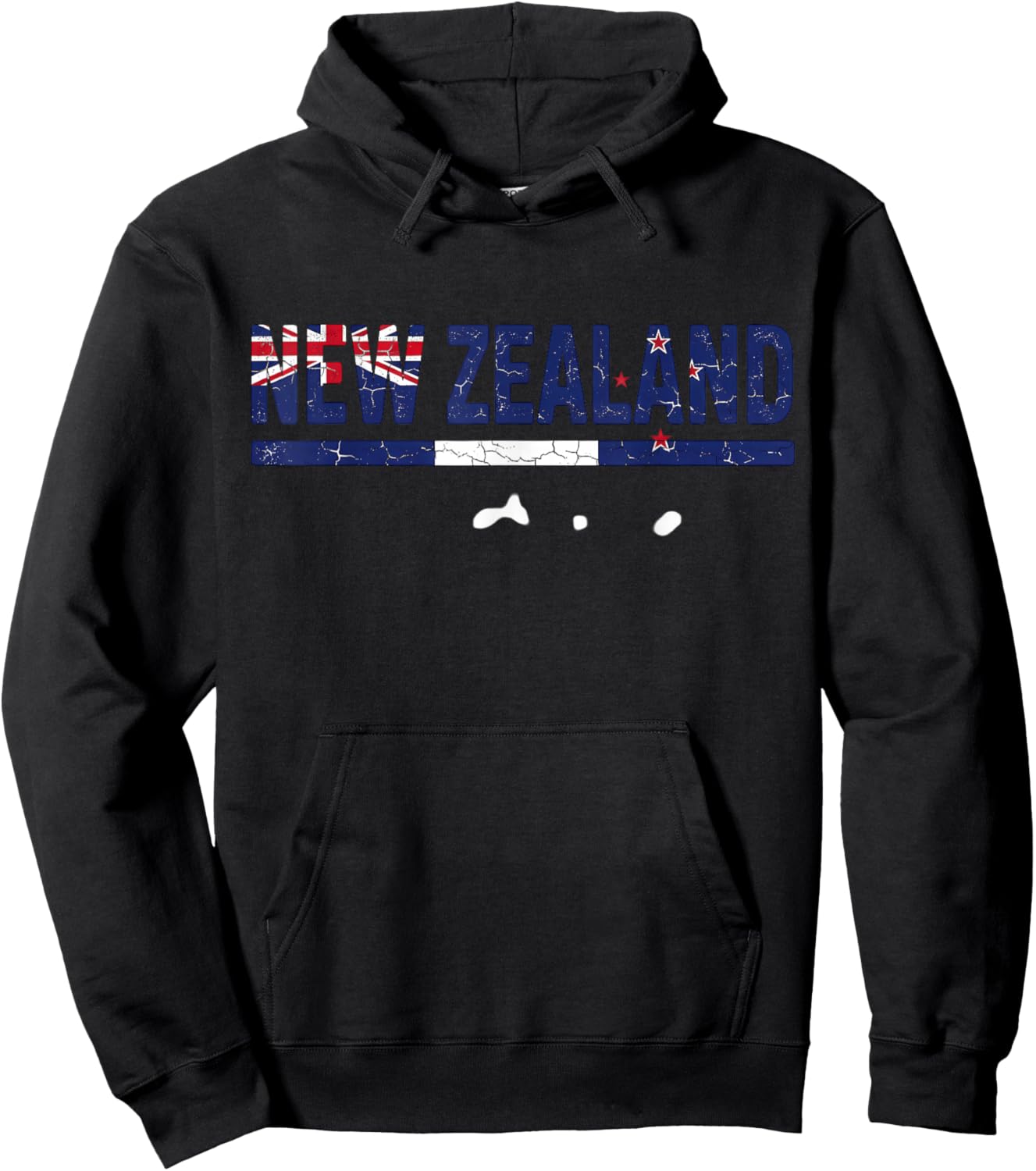 New Zealand Flag Hoodie - Hoodie | Black