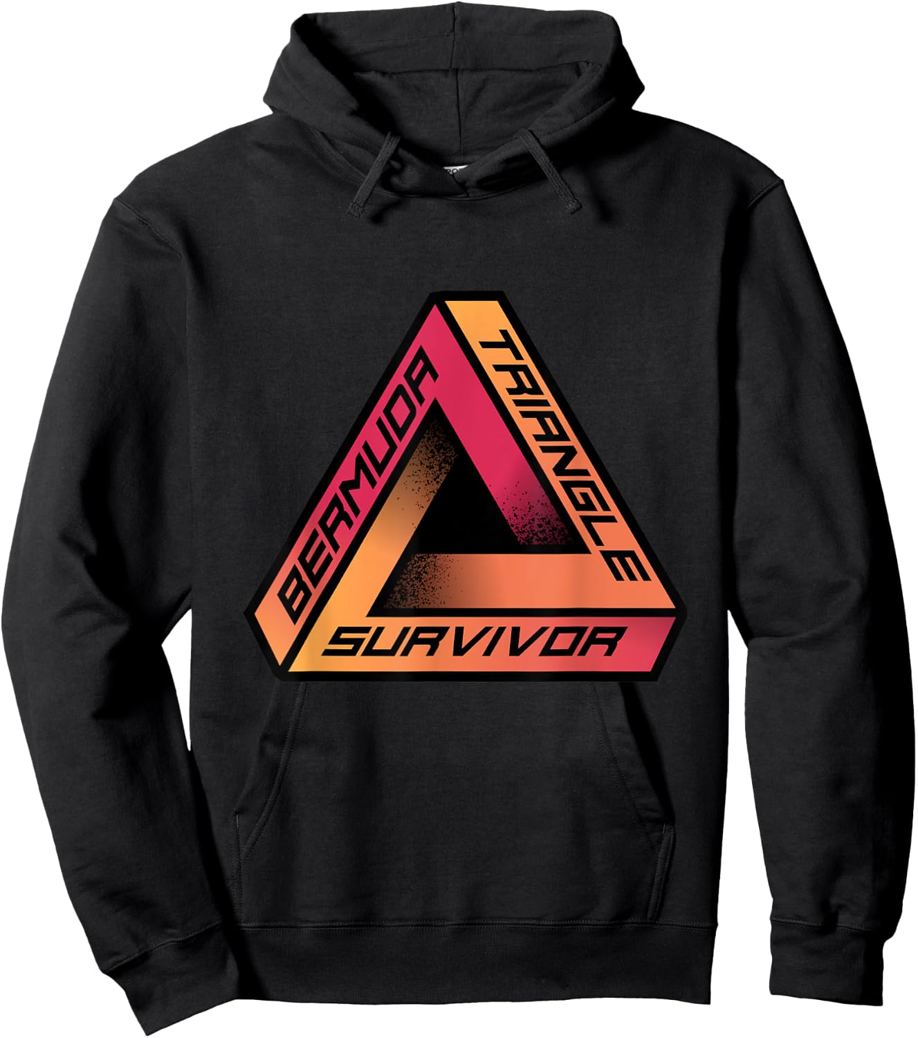 Bermuda Triangle Survivor | Mystery Conspiracy Theorist Hoodie - Hoodie | Black