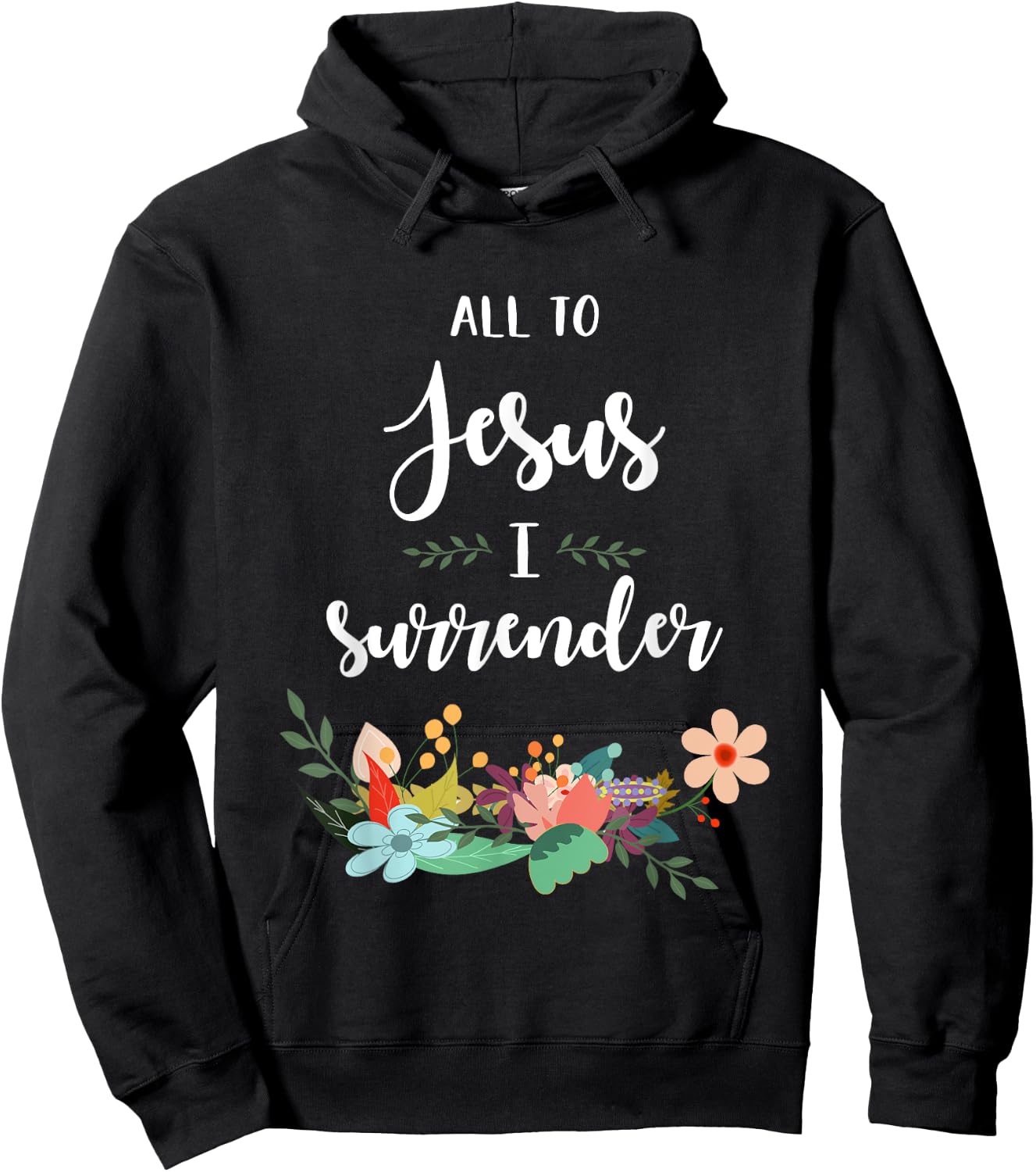 All To Jesus I Surrender Hoodie - Hoodie | Black