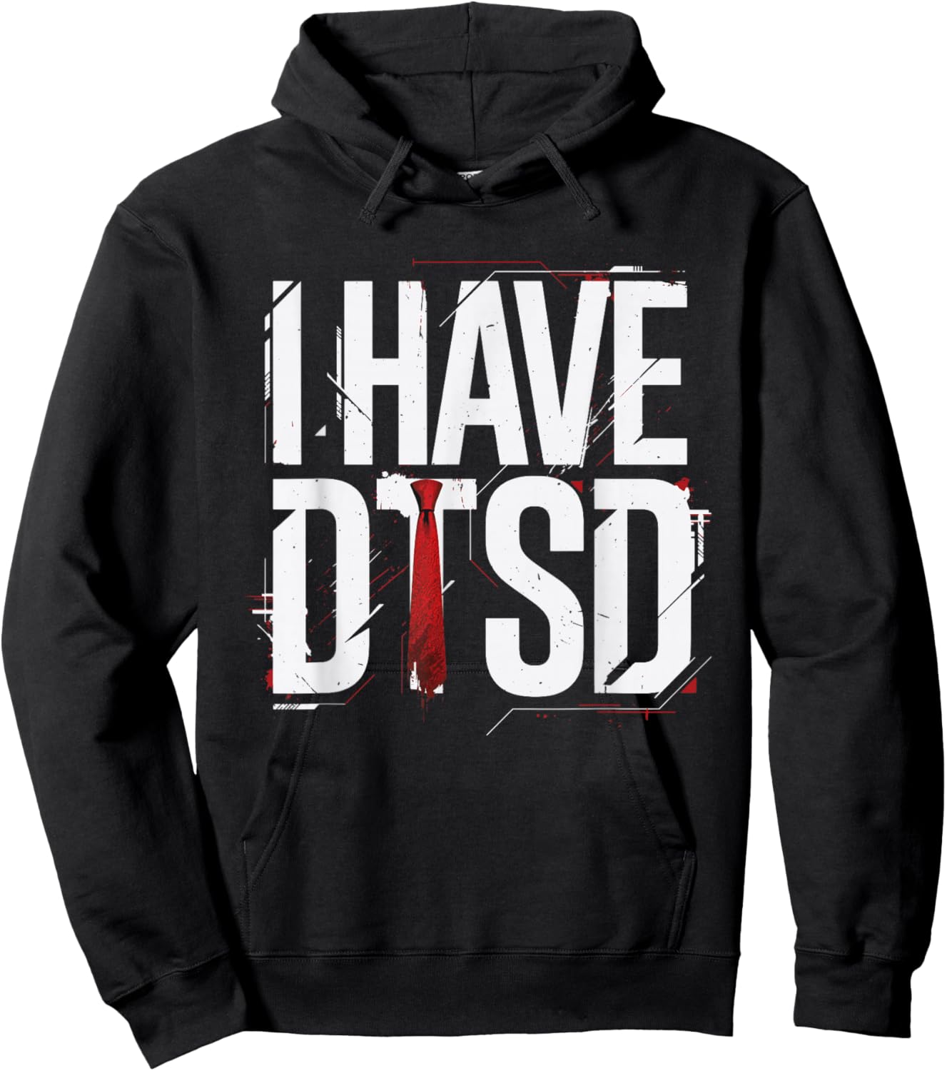 Donald Trump Stress Disorder Funny Hoodie - Hoodie | Black