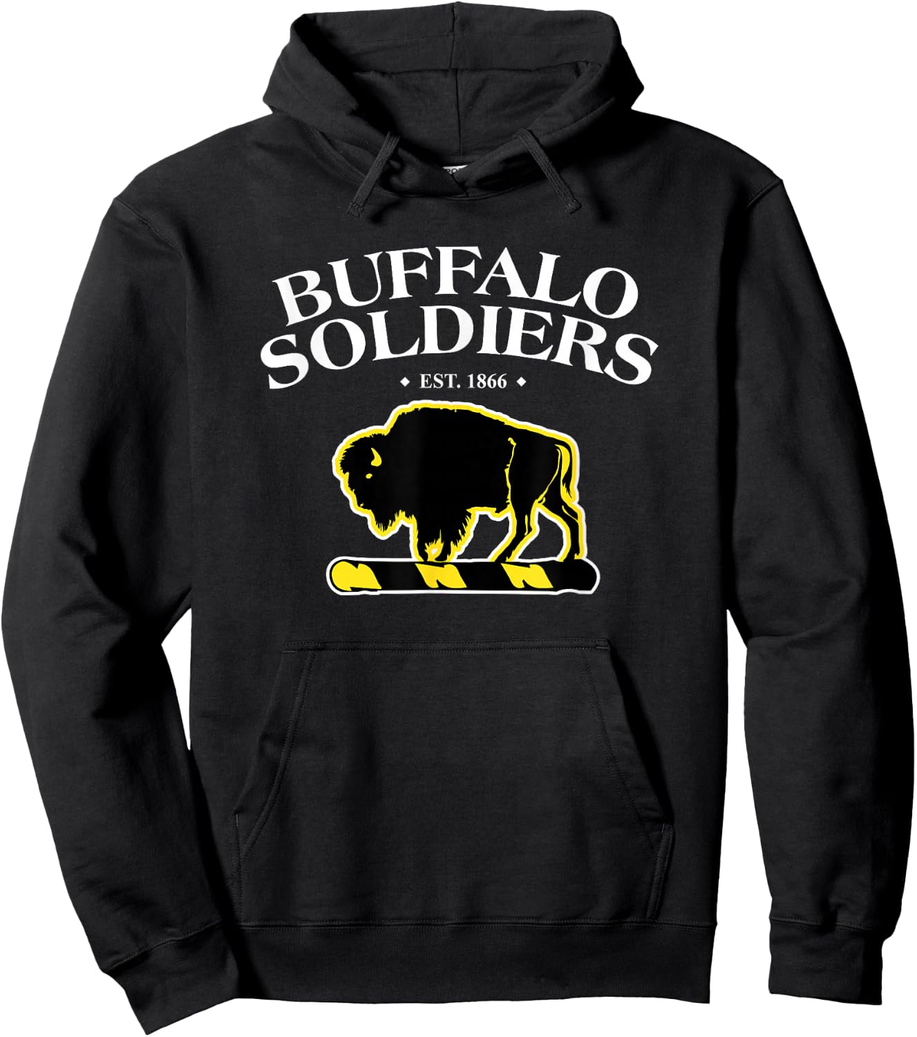Black History Month Gifts Buffalo Soldiers American Civil War Hoodie - Hoodie | Black