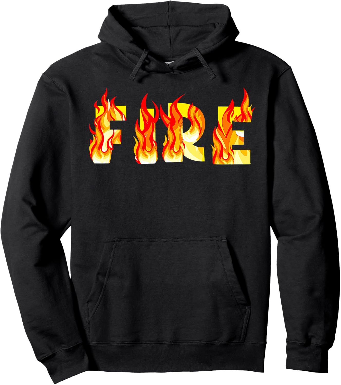 Funny Fire And Ice Fire Couple DIY Costume Halloween Party Hoodie - Hoodie | Black