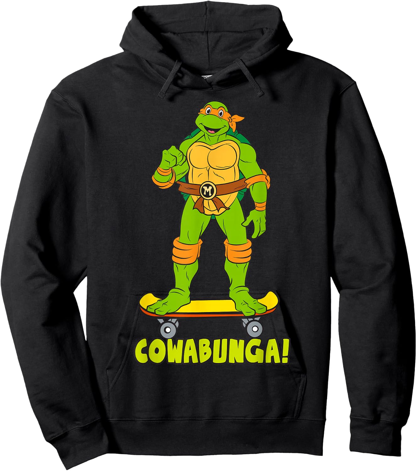 Teenage Mutant Ninja Turtles Michelangelo Skateboard Hoodie - Hoodie | Black