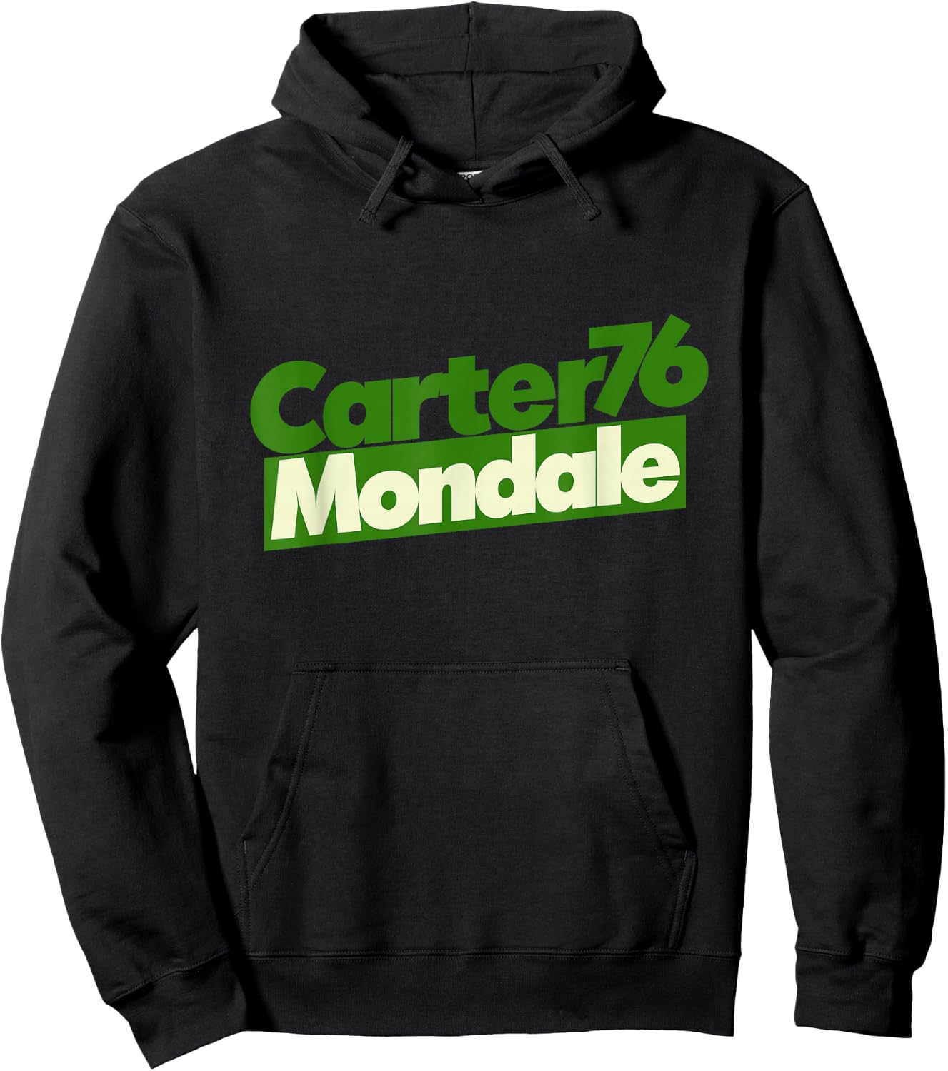 Jimmy Carter Mondale 76 shirt vintage politics Hoodie - Hoodie | Black