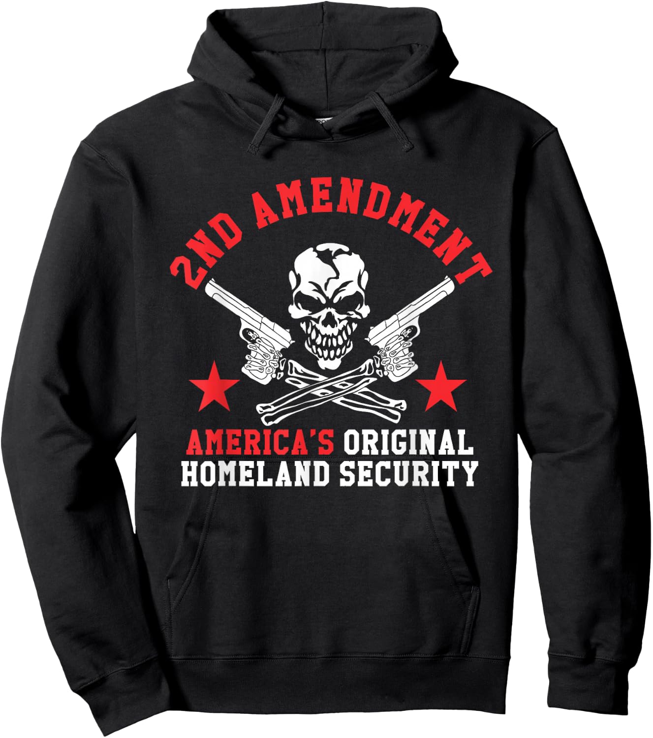 2nd Amendment T Shirt - America's Original Homeland Security Hoodie - Hoodie | Black
