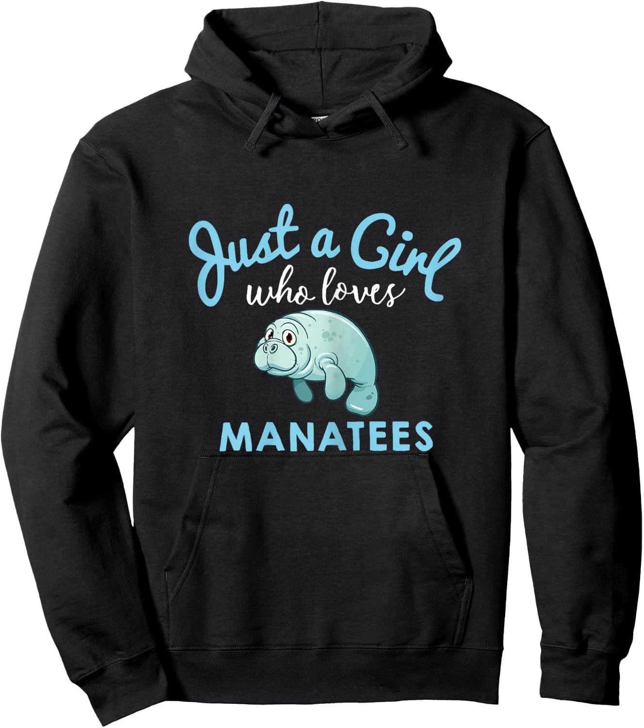 Manatee & Girls Hoodie - Hoodie | Black