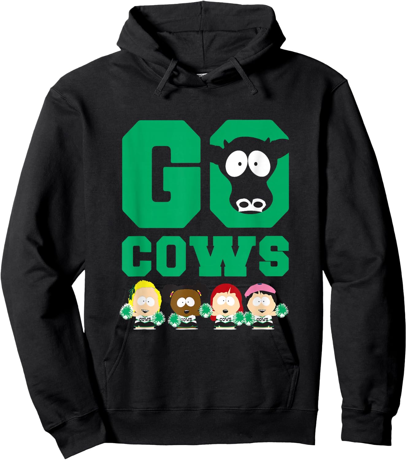 South Park Go Cows - Officially Licensed Hoodie - Hoodie | Black