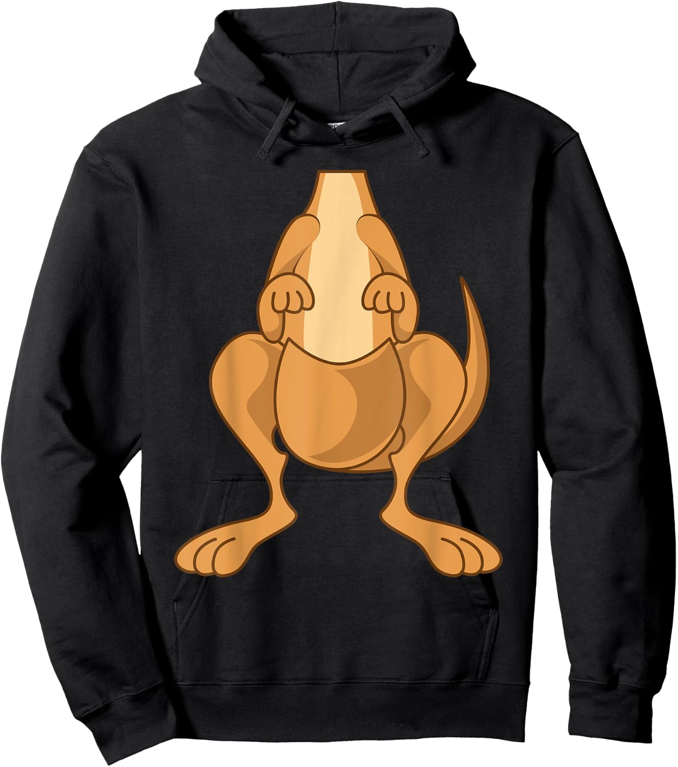 Funny Kangaroo Costume Shirt - Funny Halloween Easy DIY Gift Hoodie - Hoodie | Black
