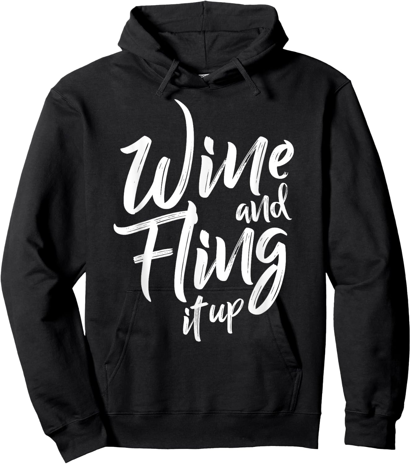 Wine and Fling It Up Soca Kingdom Carnival Shirt Hoodie - Hoodie | Black
