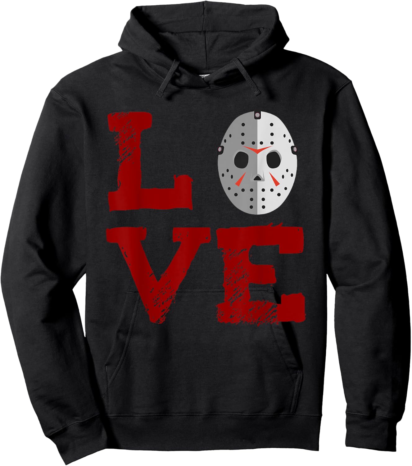 Jason Mask Love Shirt Hoodie - Hoodie | Black