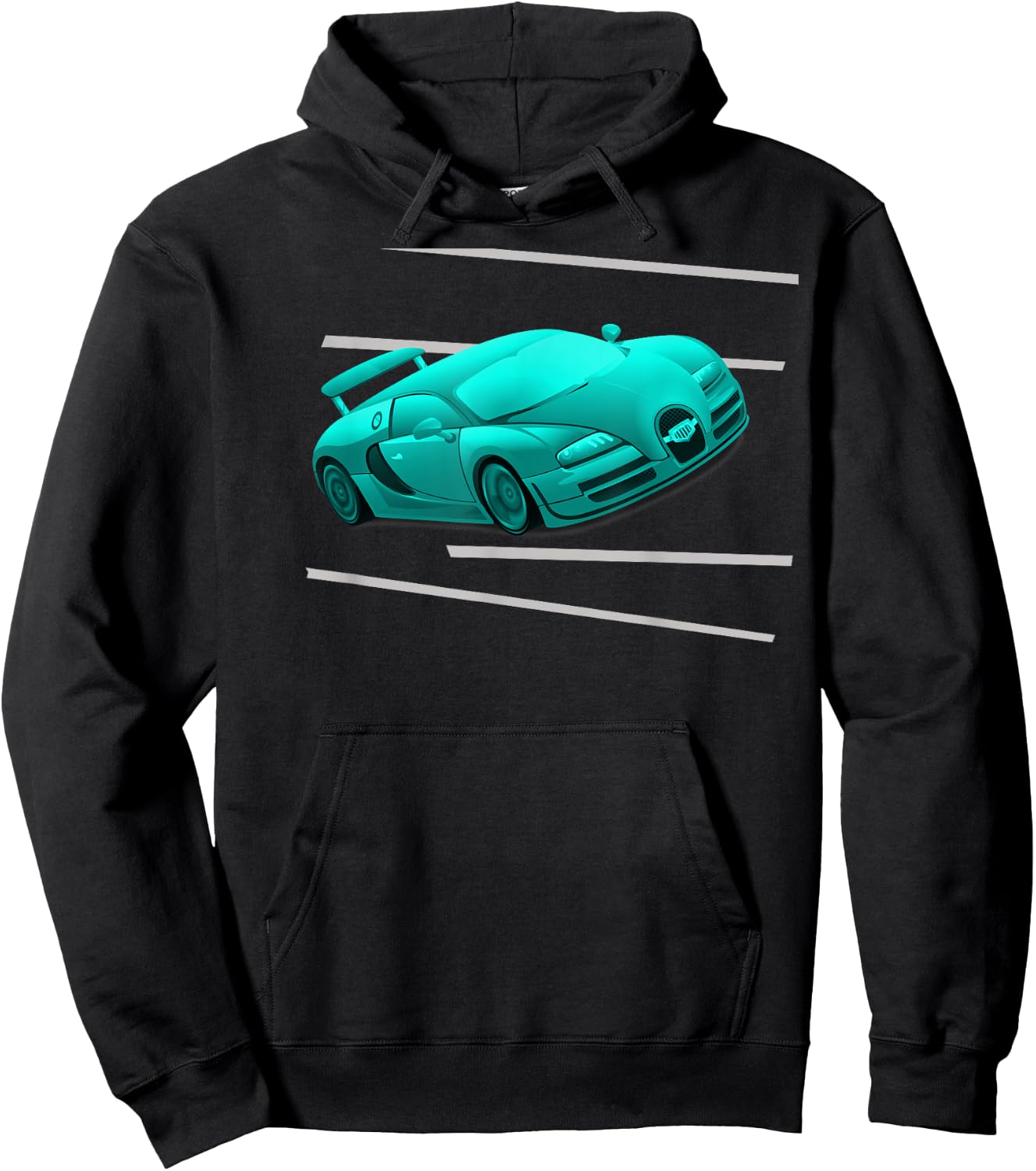 Shirts For Boys | Cool RACECAR Hoodie - Hoodie | Black