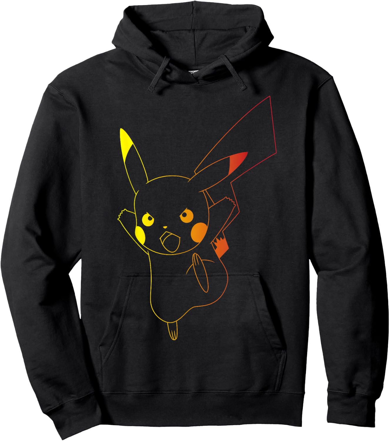 Pokémon - Pikachu Ombre Hoodie - Hoodie | Black