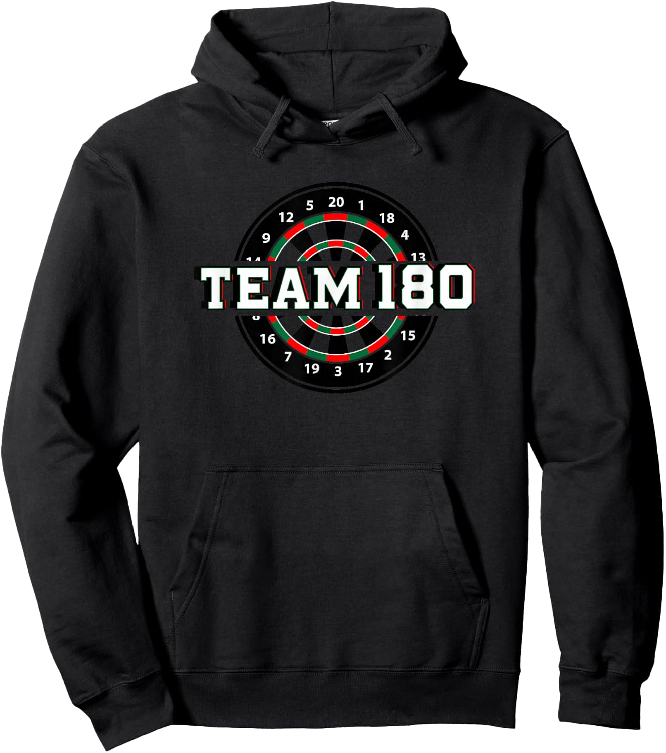 Darts Team 180 Dartboard Teammate Dart Player Gift Hoodie - Hoodie | Black