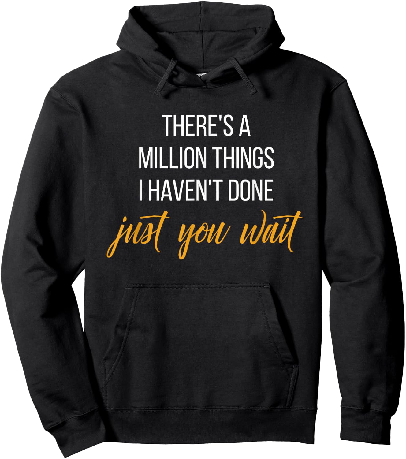 There's a Million Things I haven't Done, Just You Wait Shirt Hoodie - Hoodie | Black