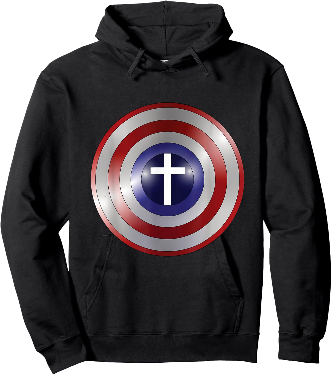 Captain Jesus Hero Shirt Hoodie - Hoodie | Black