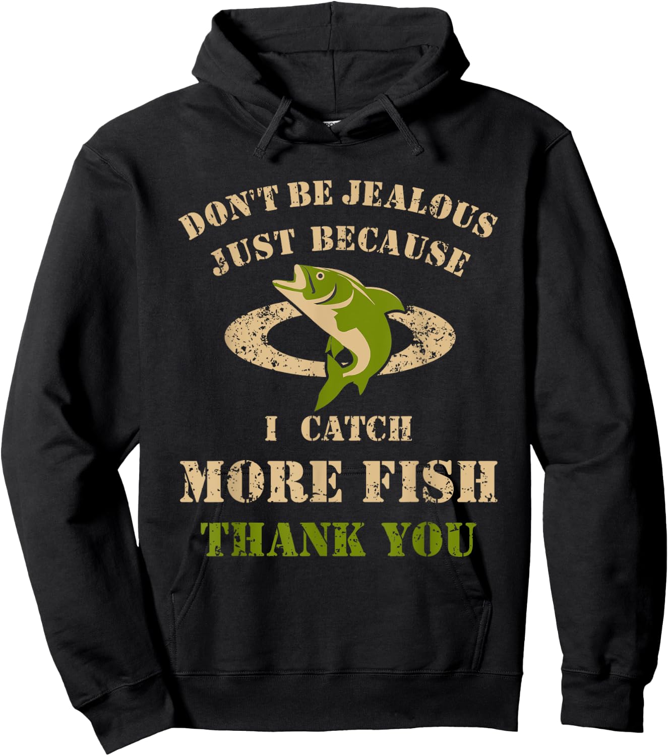 I Catch More Fish Than You Fishing Saying Funny Hoodie - Hoodie | Black
