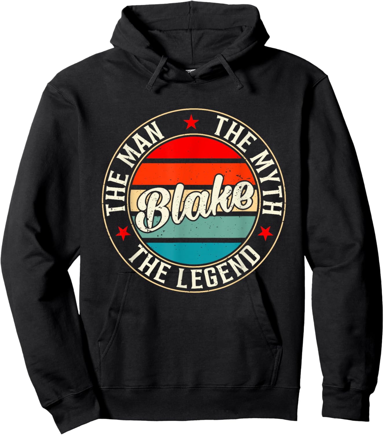 BLAKE The Man The Myth The Legend Shirt Funny Personalized Hoodie - Hoodie | Black